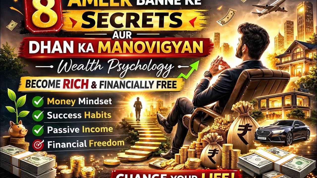 Ameer Banne Ke 8 Secrets aur Wealth Psychology: Rich Life Ka Ultimate Formula