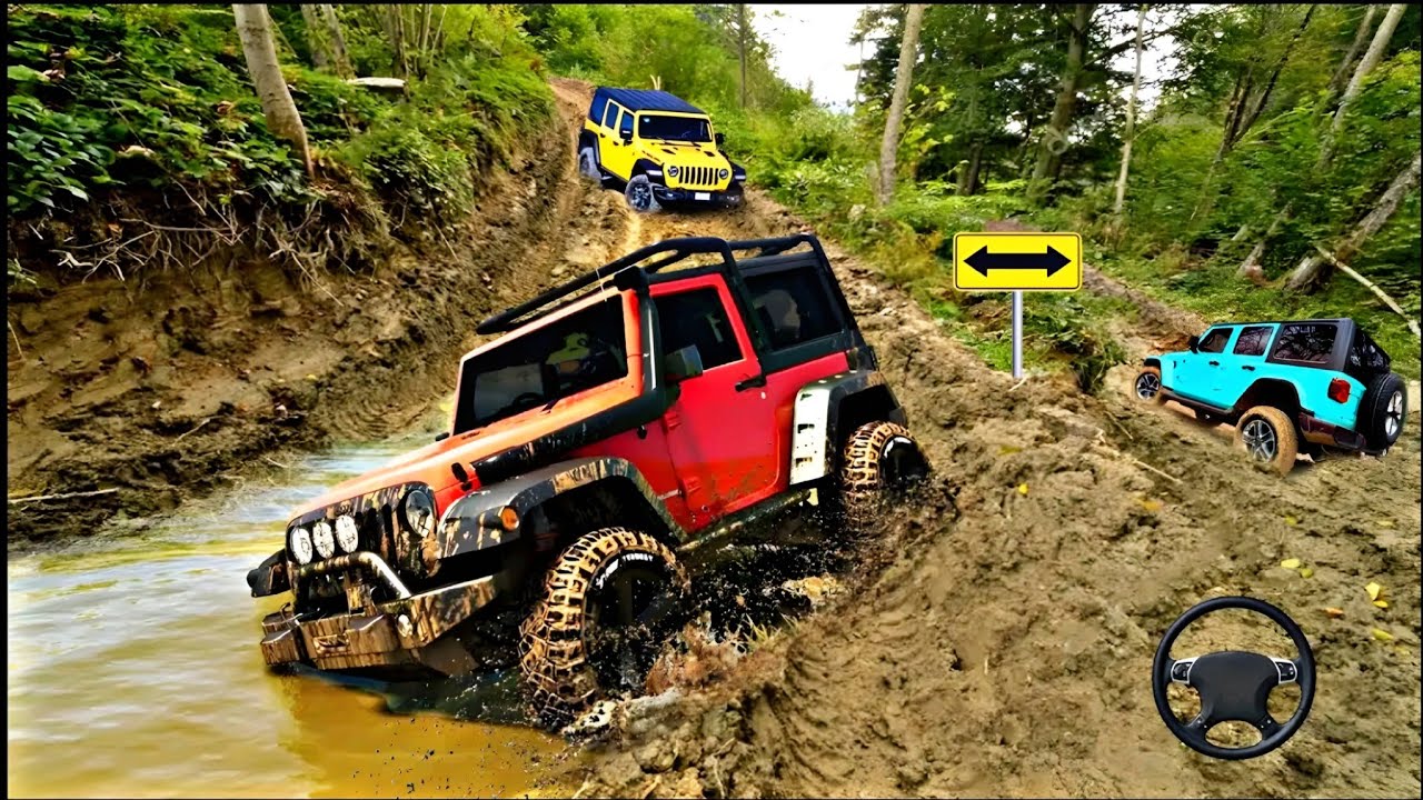 4x4 Offroad Jeep Driving Simulator 3D- Drive SUV 4x4 jeep Offroad GameAndroid GamePlay