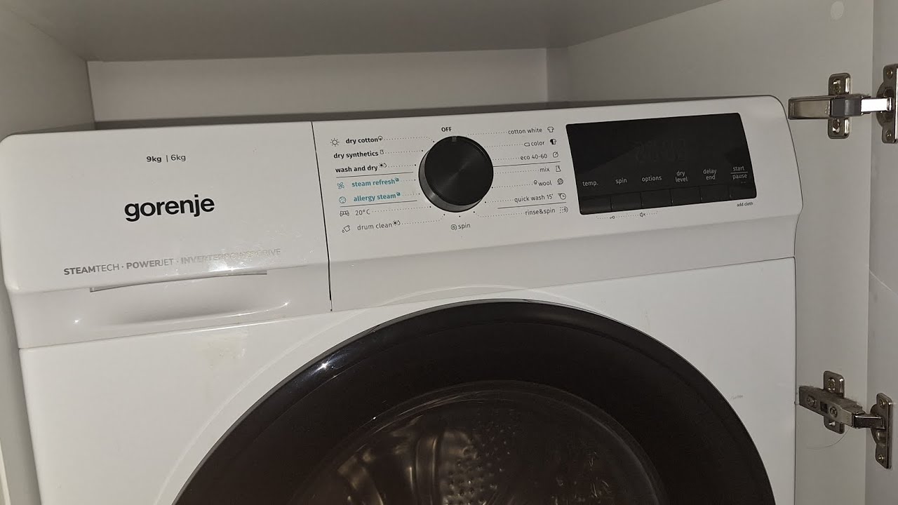 gorenje steamtech powerjet inverterpowerdrive wd9514s review