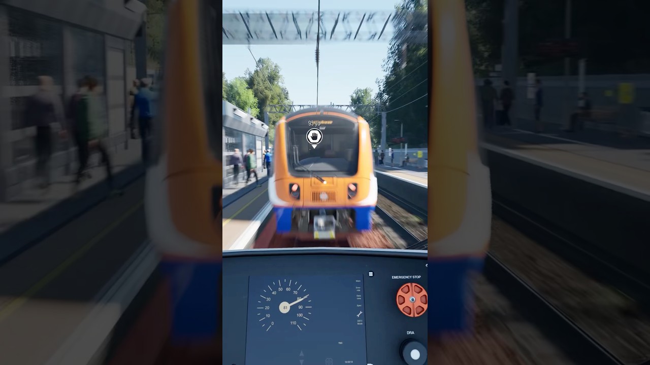 Train Driver Falls Asleep&hellip; Then This Happened 😐 #TrainCrash #londonoverground #shorts #tsw5