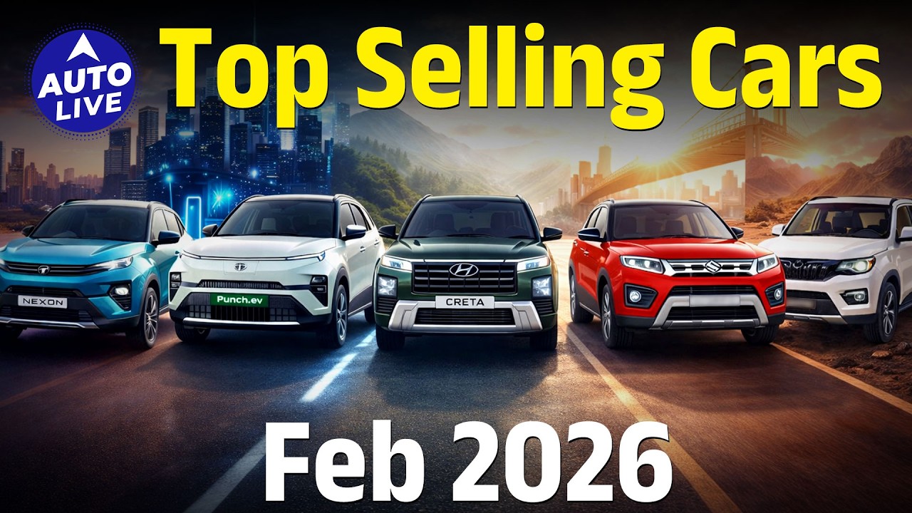 Top 10 Best Selling Cars in India Feb 2026 | Auto Live