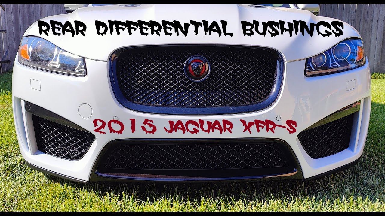 2015 Jaguar XFR-S Rear differential bushings after 120K miles.