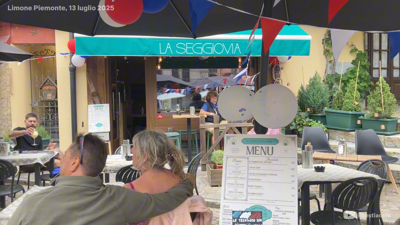 Limone Piemonte - bar La Seggiovia: si canta 
