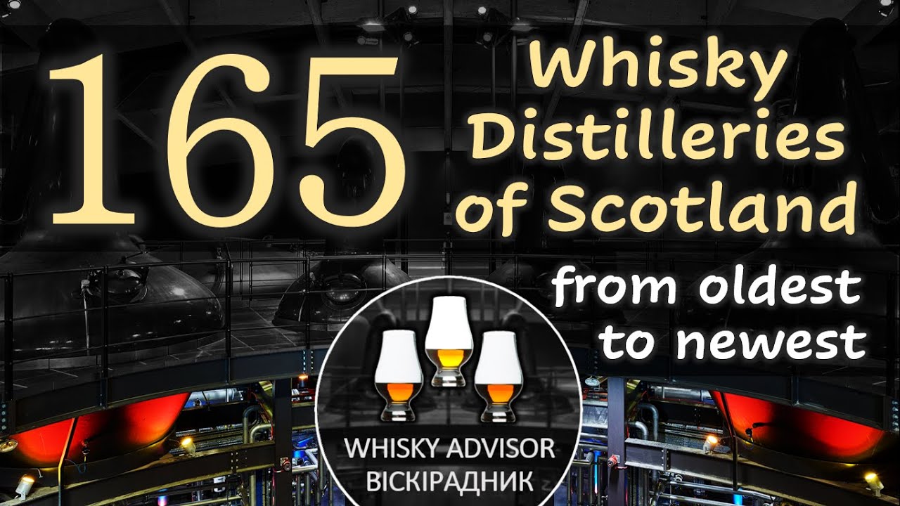 All Whisky Distilleries of Scotland (list from oldest to newest)