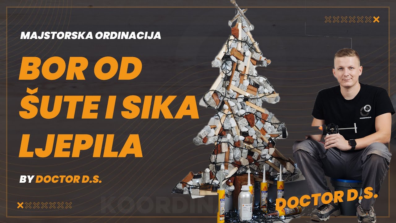 Ovo BOŽIĆNO DRVCE nije ni drvce nit je kupljeno. Napravljeno je u radionici!