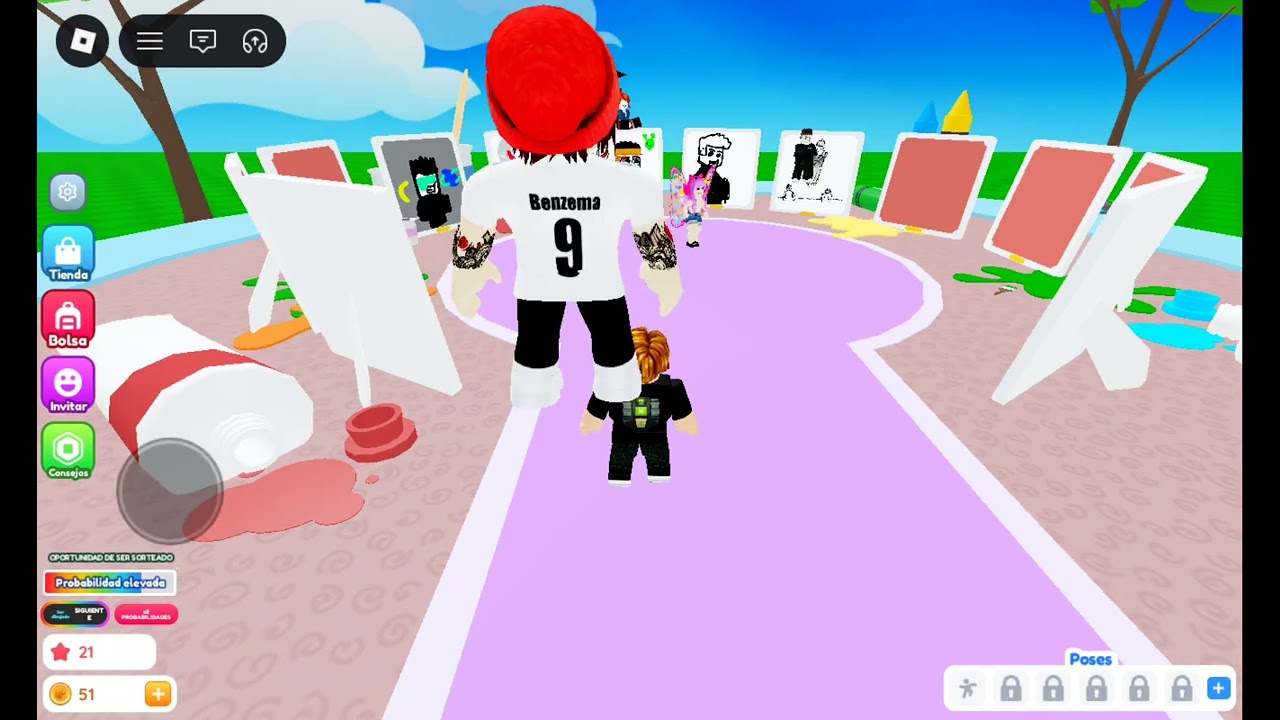 Jugando draw me! 