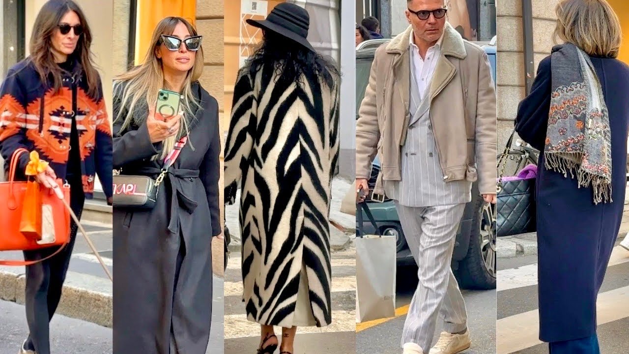 🦓STYLISH WINTER FASHION 2025 🇮🇹Italian Street Style WINTER SALES 2025 Shopping in Milan #vanityfair