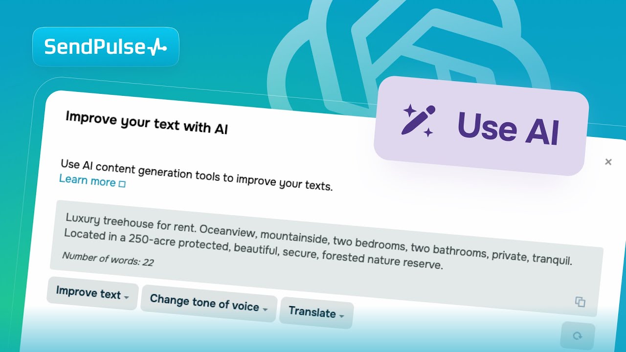 Craft Perfect Emails FAST Using This AI Trick Using SendPulse