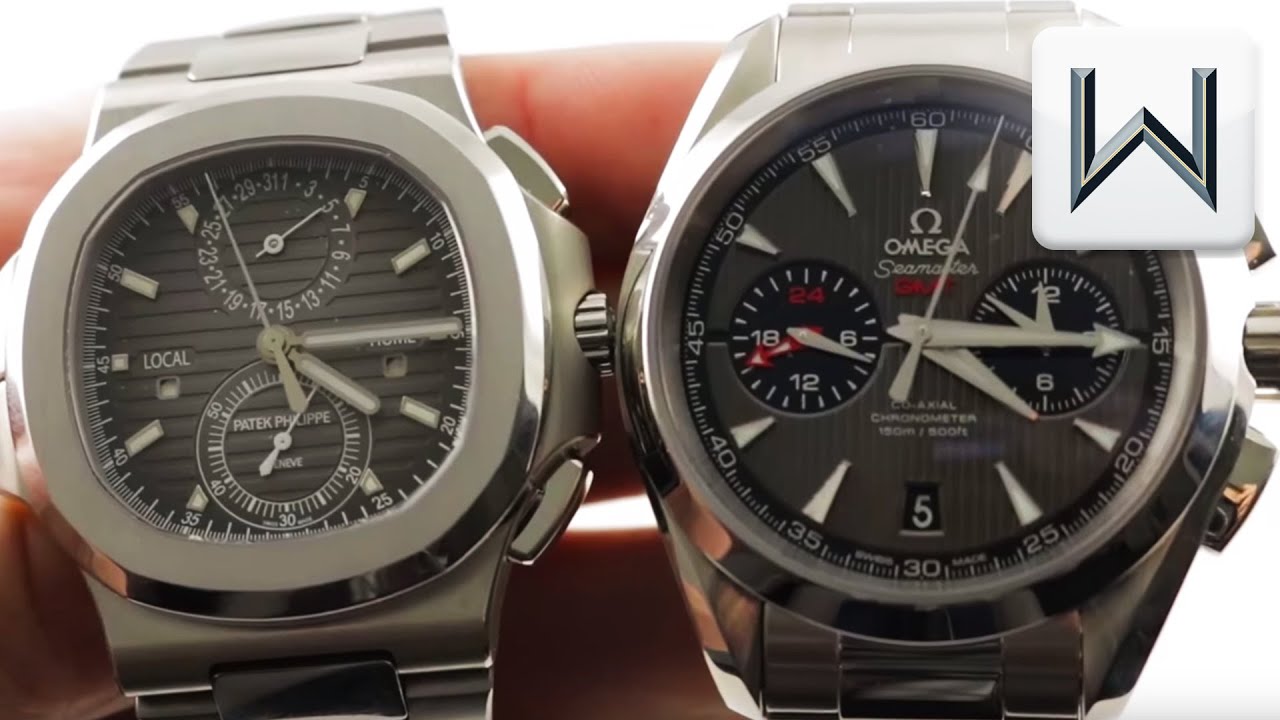 Patek Philippe vs Omega: Nautilus Travel Time Chronograph vs Seamaster Aqua Terra GMT Chronograph