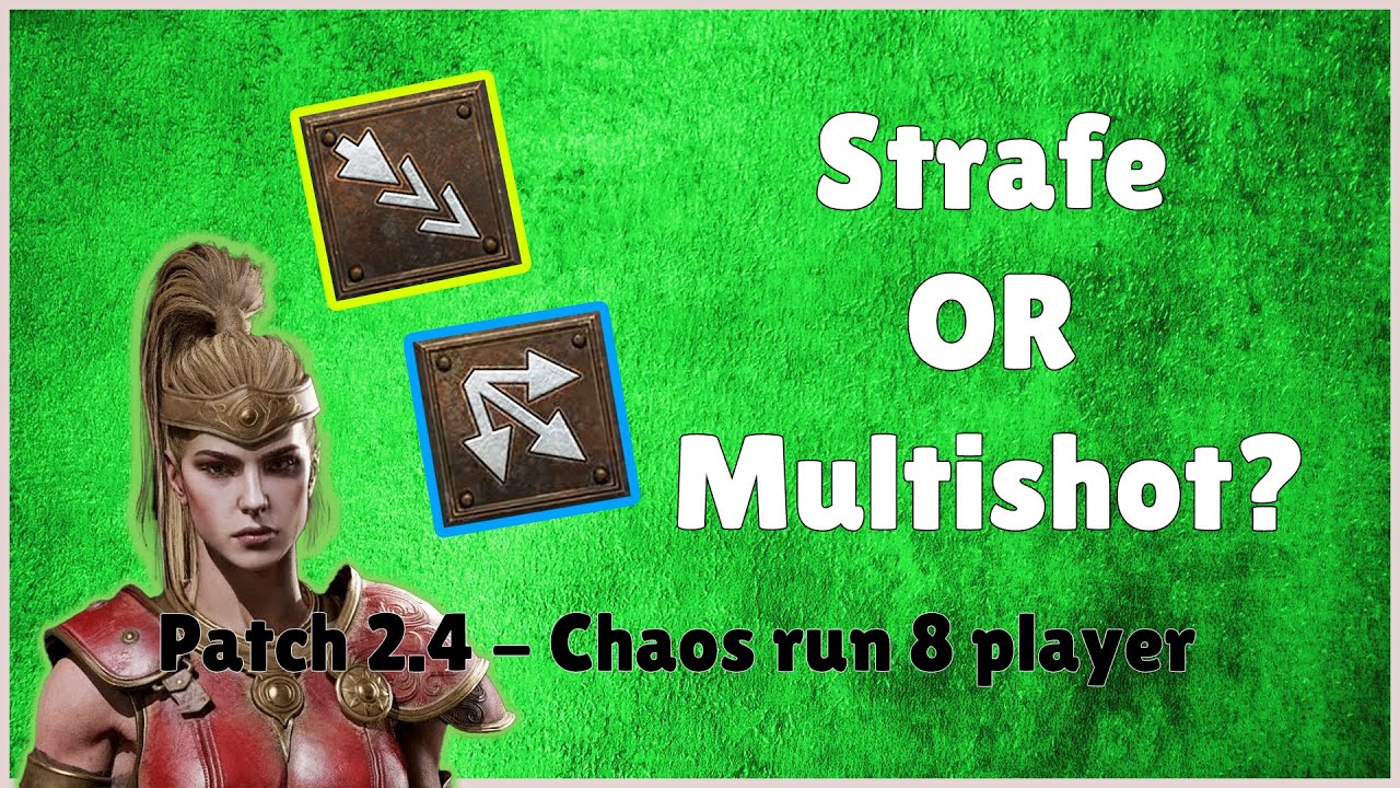 Strafe VS Multishot - What really is better? Diablo 2 Patch 2.4