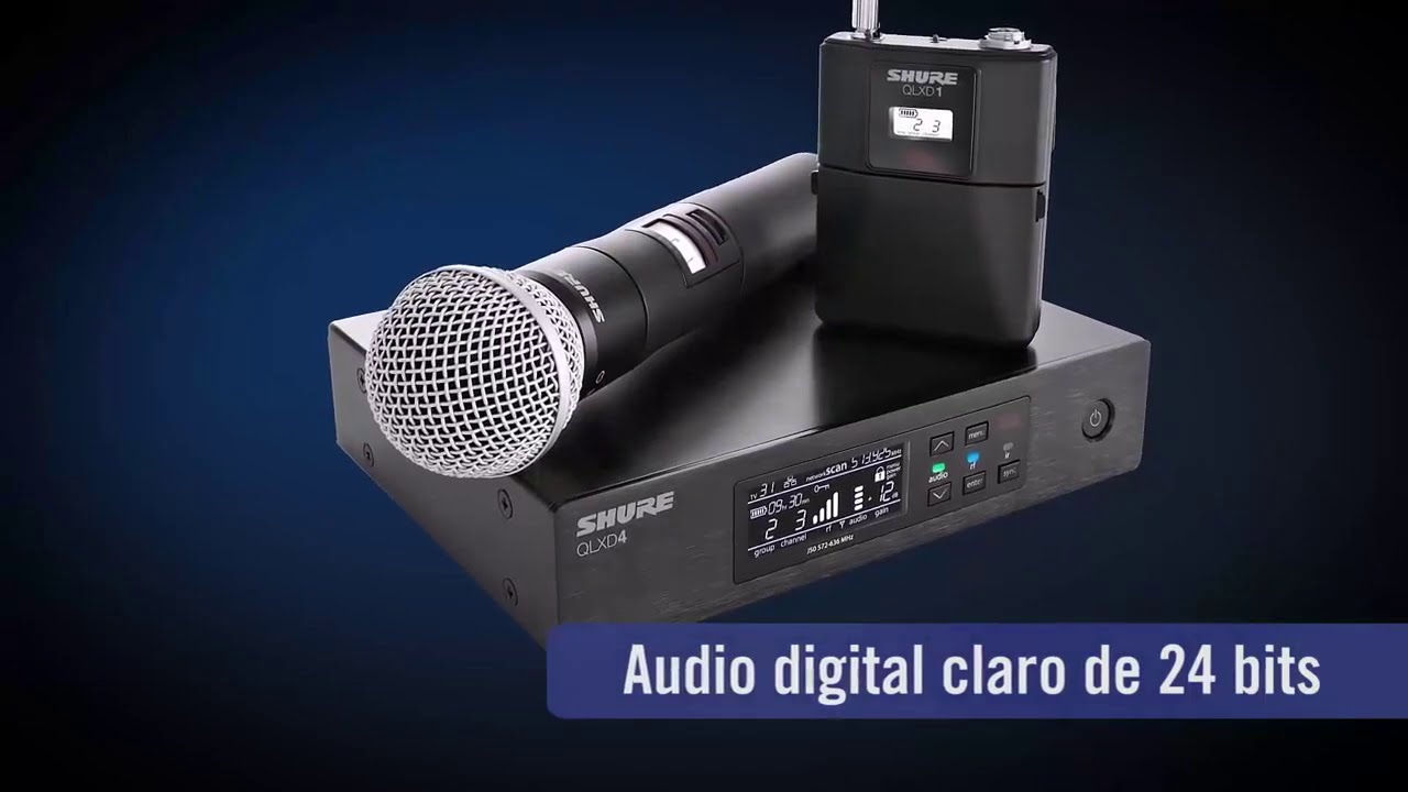 Shure QLX D Sistemas Inal&aacute;mbricos Digitales