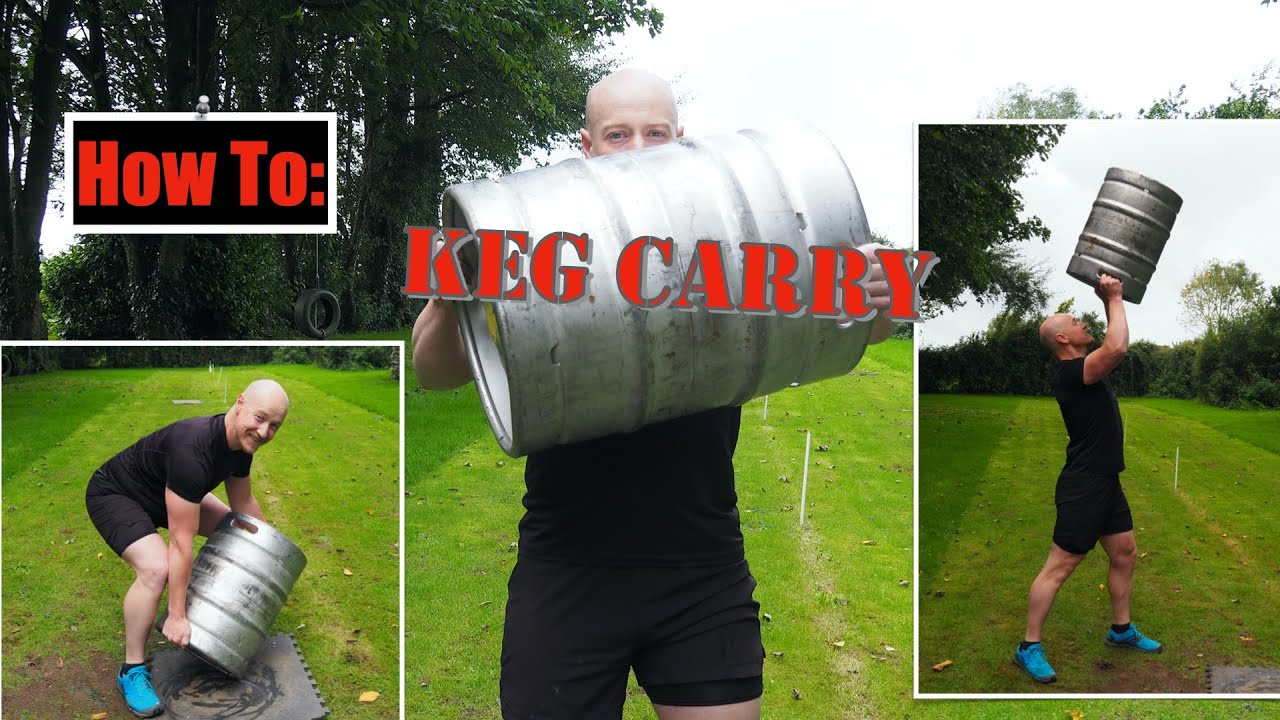 How to do a Keg Carry | Strongman Weighted Carry seen in WSM competition (WORLDS STRONGEST MAN)