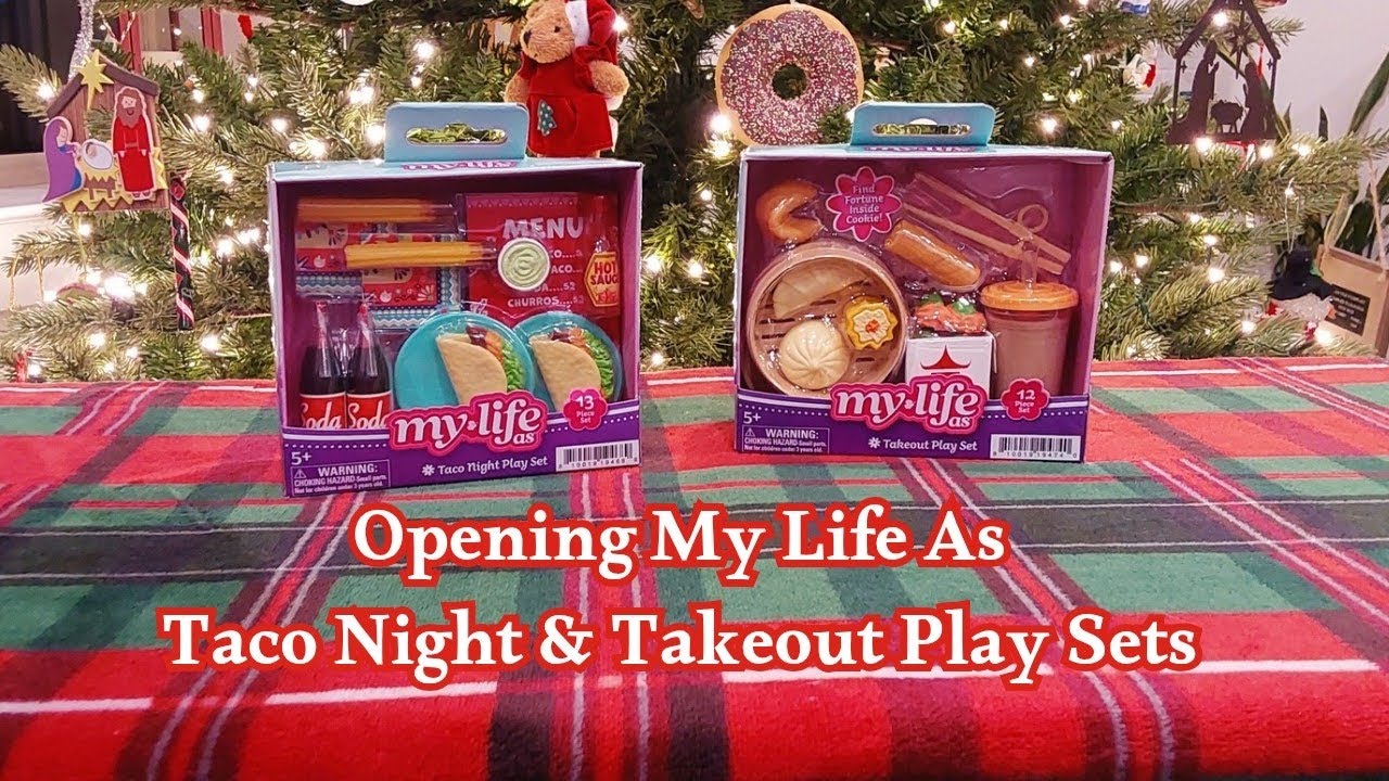 Opening My Life As Taco Night & Takeout Play Sets 🌮🥡🧋