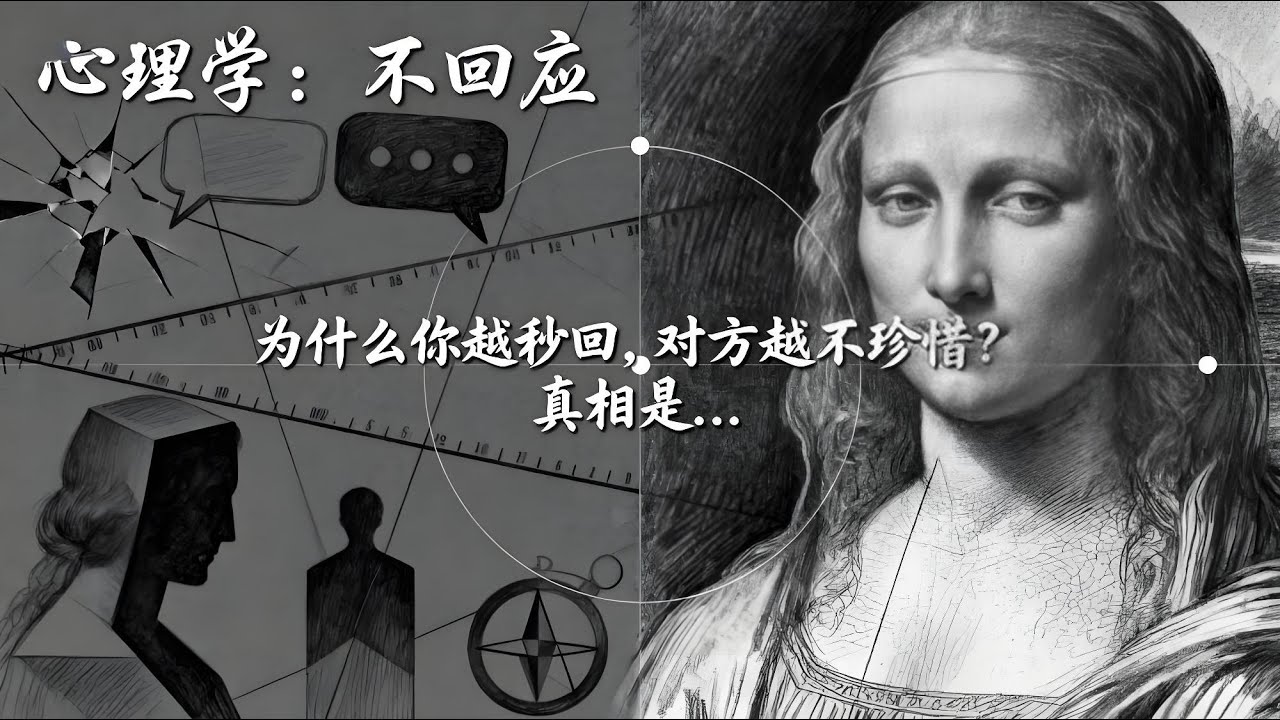 心理学上有个词叫：不回应｜为什么你越秒回，对方越不珍惜？告诉你一个真相...