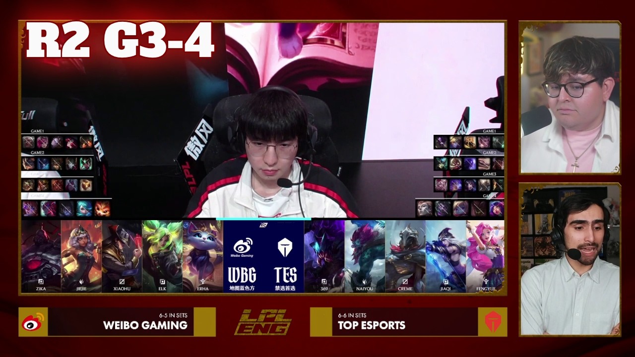 WBG vs TES - Game 4 | Round 2 S16 LPL Winter Playoffs 2026 | Weibo Gaming vs Top Esports G4 full