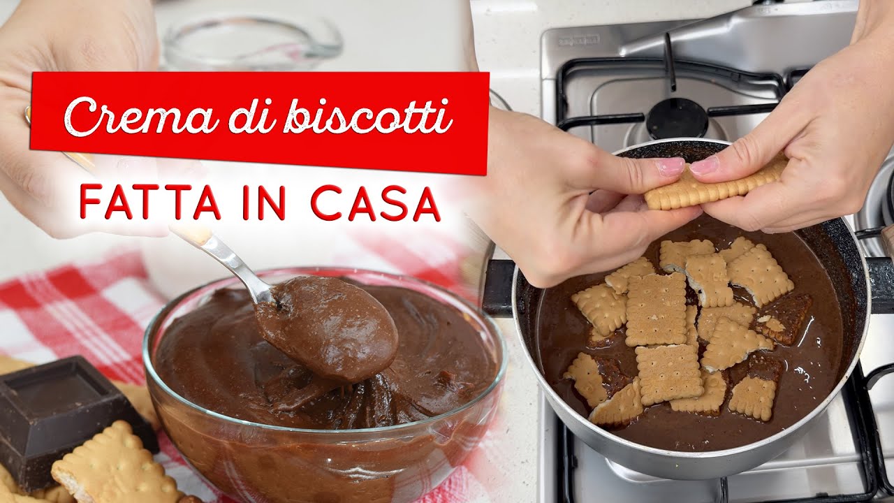 Crema di biscotti fatta in casa: la crema spalmabile più famosa del web!