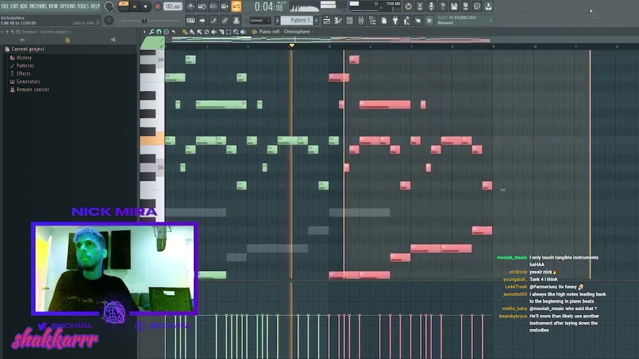 Nick Mira Making Fire Beats From Scratch 🎹👁👁🏃‍♂️