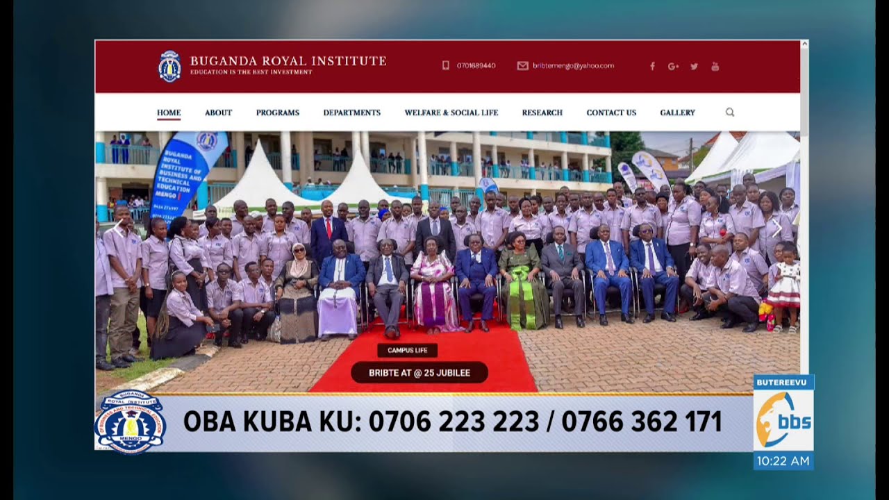 Okwetegekera olusoma lwa 'August Intake' ku ttendekero lya Buganda Royal Institute Mengo #Olutindo
