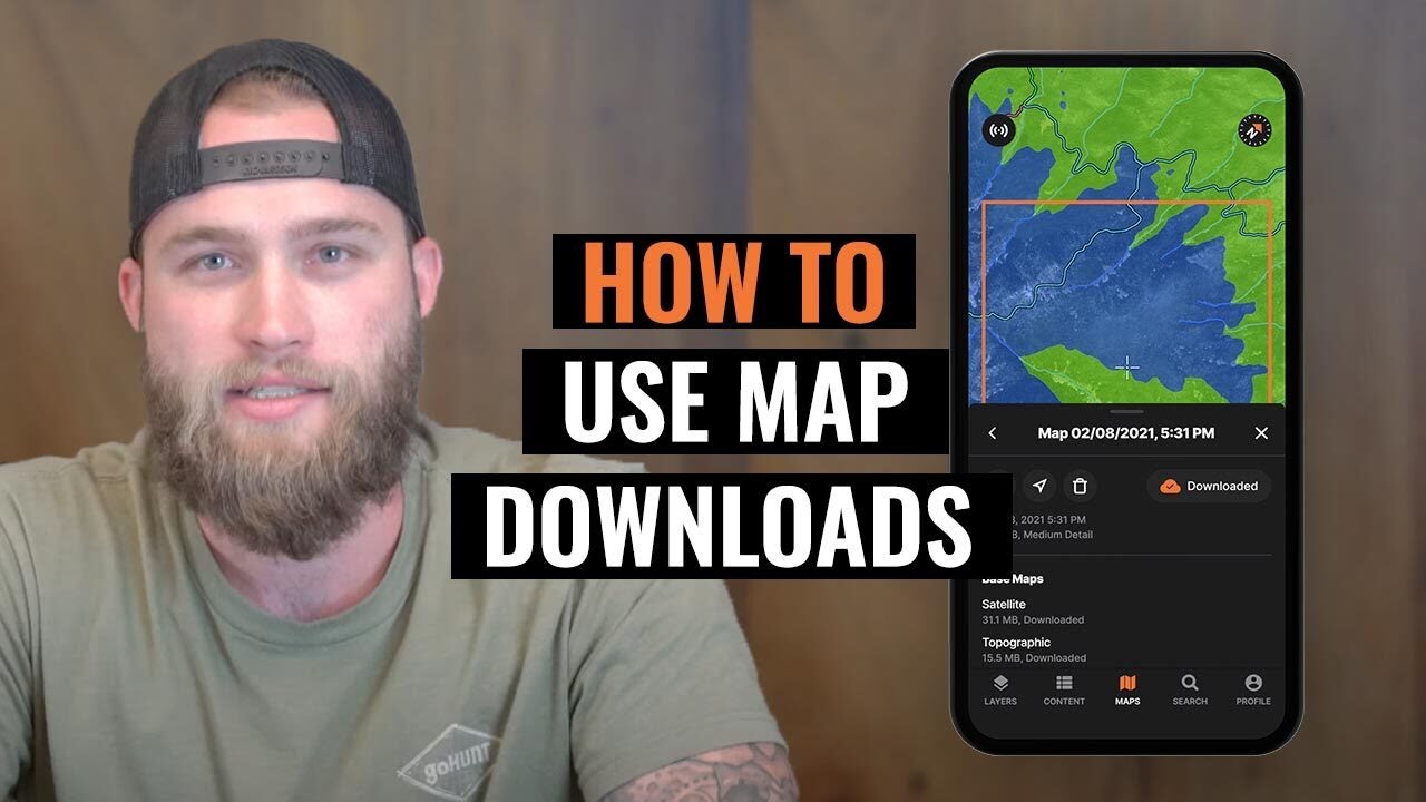goHUNT MAPS - How to use Map Downloads