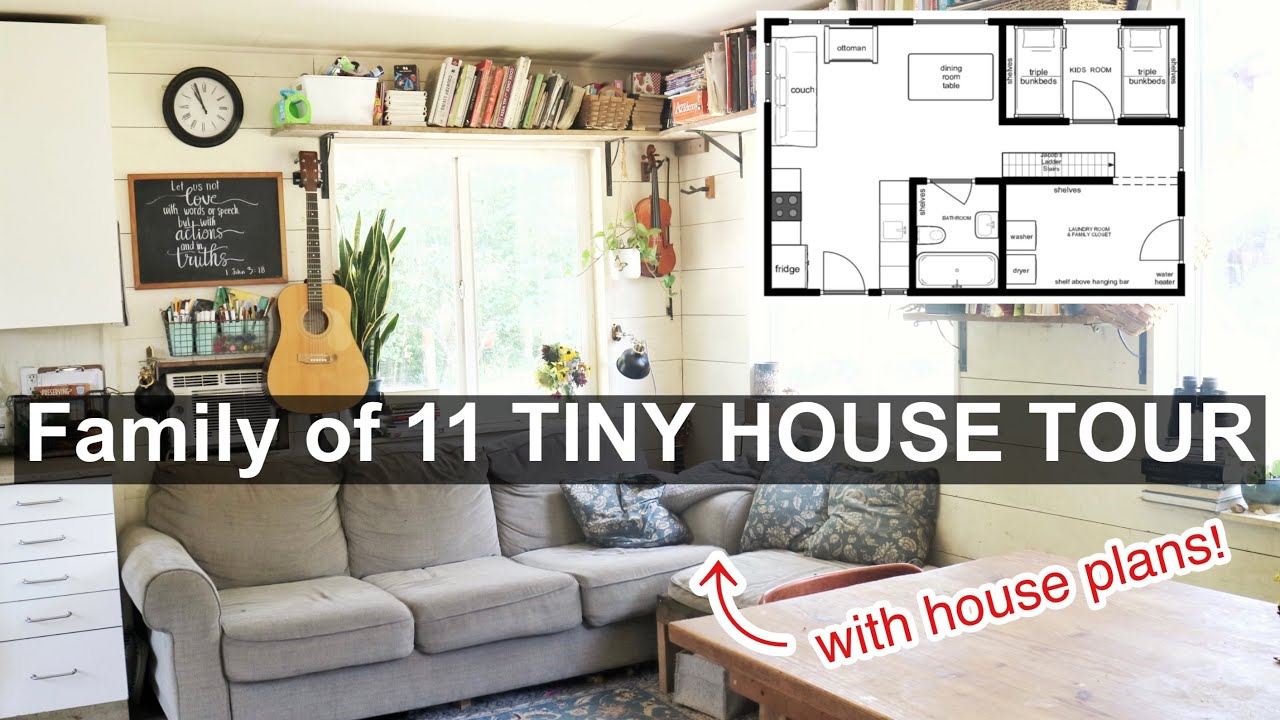 How We Fit Our Large Family Into A Tiny House
