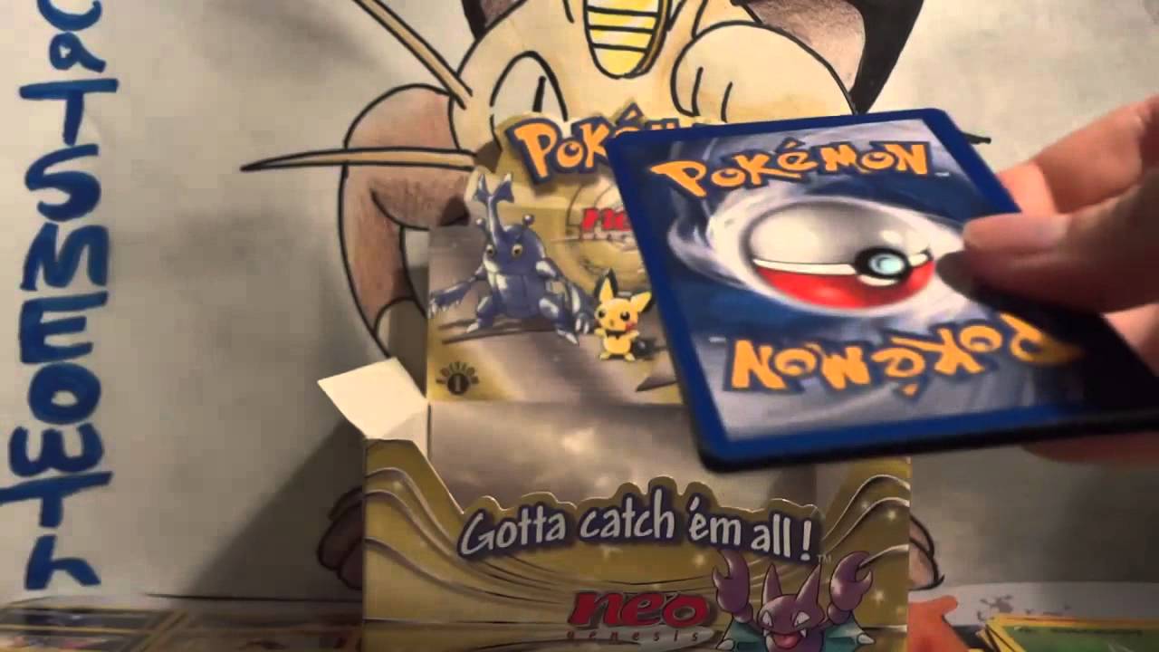 Pokemon 1st edition Neo Genesis Booster Box - 2575 Booster Opening - Part 39
