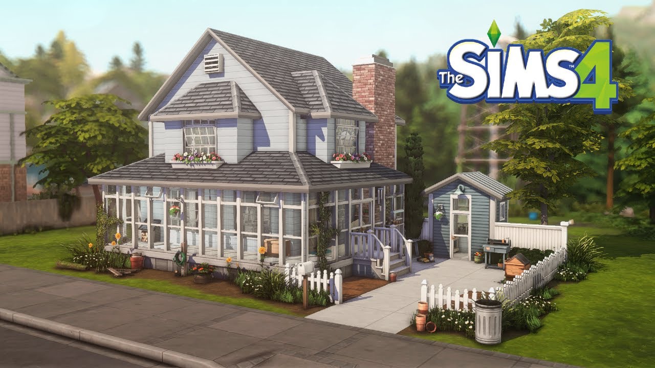 Older home with screened in porch | Sims 4 Build Stop Motion | Nocc | Mackenzie's story # 7
