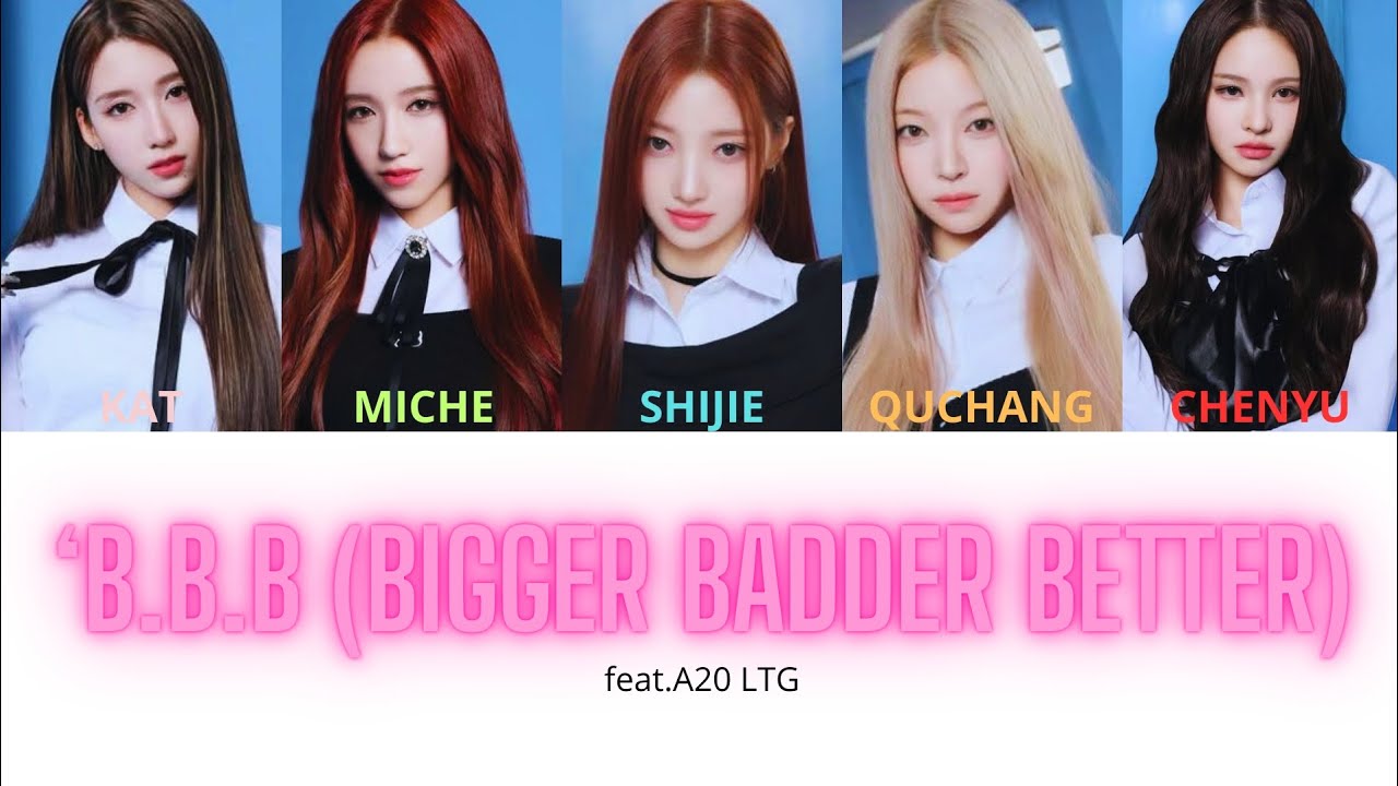 ⭐A2O MAY ‘B.B.B (Bigger Badder Better) [feat. A2O LTG]’ lyrics color coded
