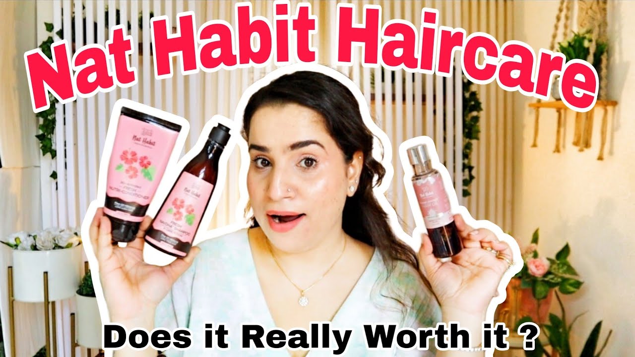 Nat Habit Navdha Haircare Review | Shampoo + Conditioner + Dashabhooti Oil