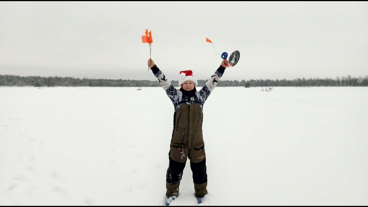 НОВОГОДНЯЯ РЫБАЛКА НА ДИКОМ ОЗЕРЕ!!!