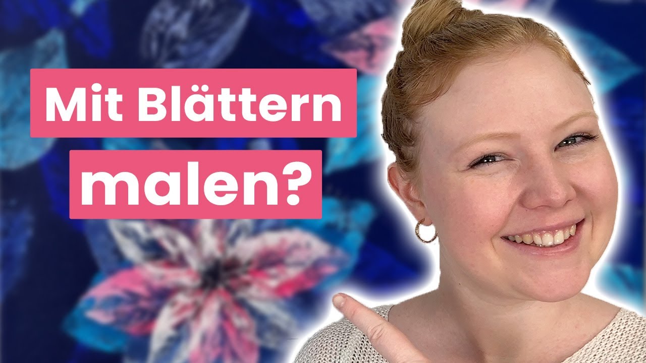 Effektvolle Technik mit Blättern - wie geht das? 🌿😍
