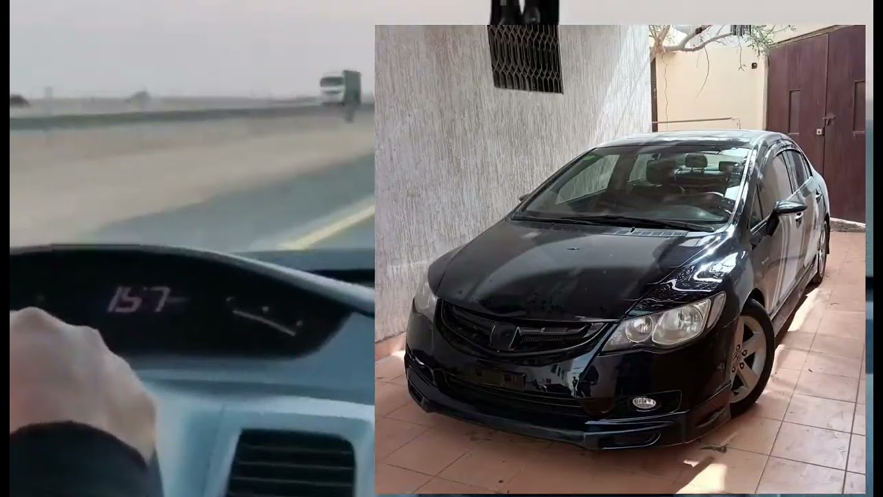 My 8th gen civic an 10th gen civic  top speed both automatic transmission
