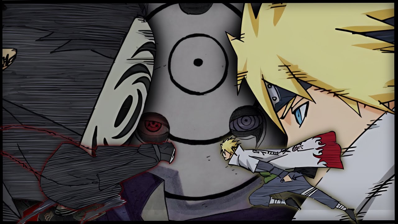 Minato vs Obito - Each Form!