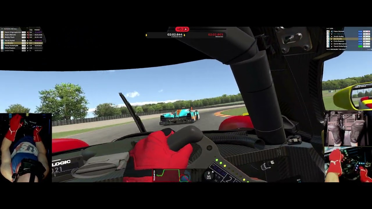 new iRacing Ligier JS P320 LMP3.  Week 13 at Road America in VR