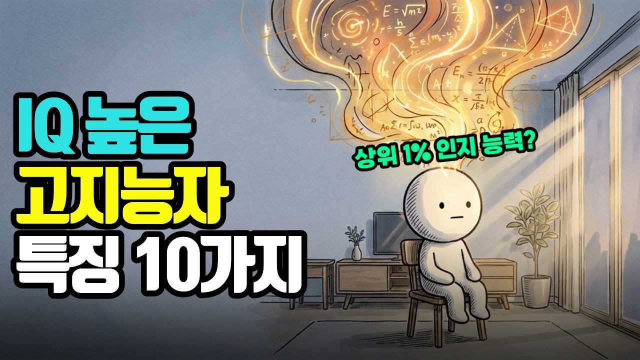 MBTI보다 정확한 '아이큐 고지능자' 구별법 (10가지 특징)