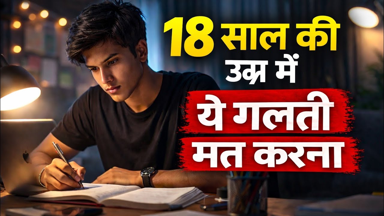 18 साल की उम्र में ये गलती मत करना | 90% लोग यही गलती करके अपनी जिंदगी बर्बाद कर लेते हैं