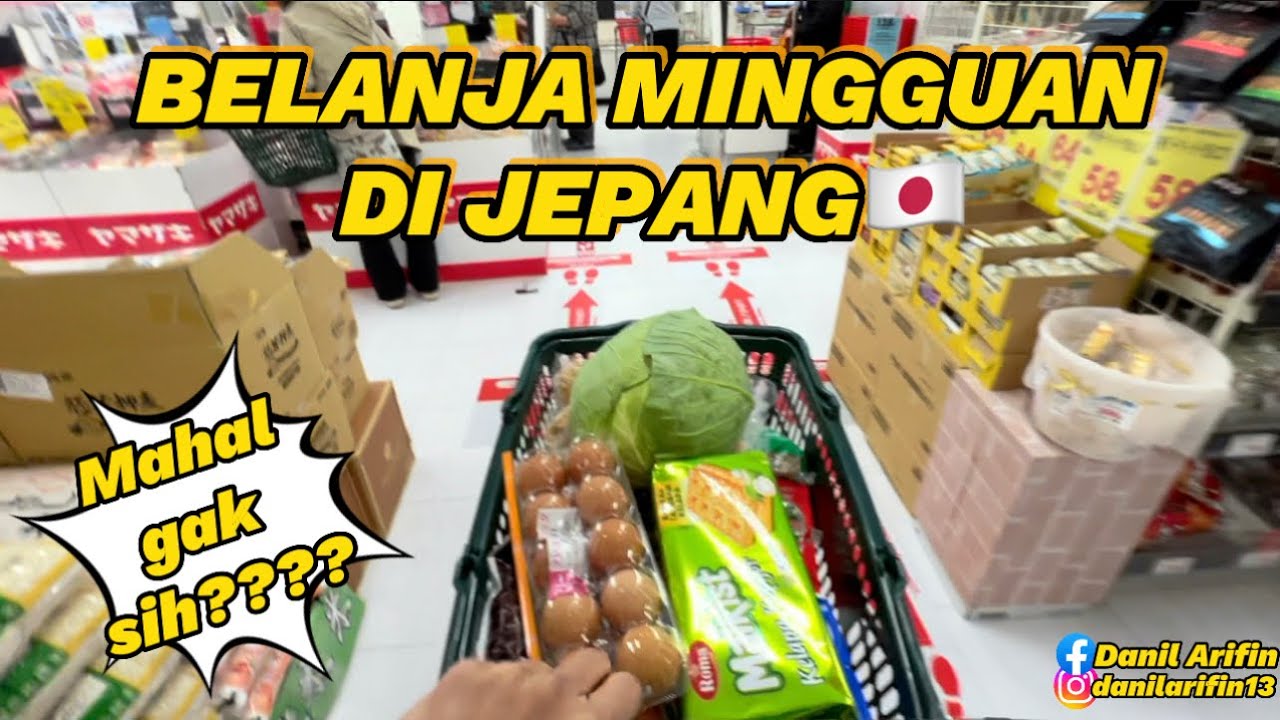BELANJA MINGGUAN DI JEPANG | MAHAL ATAU MURAH ?