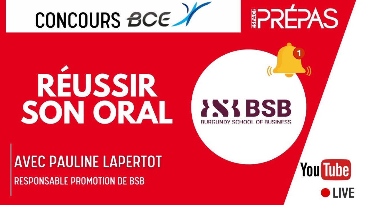 Réussir ses oraux à BSB