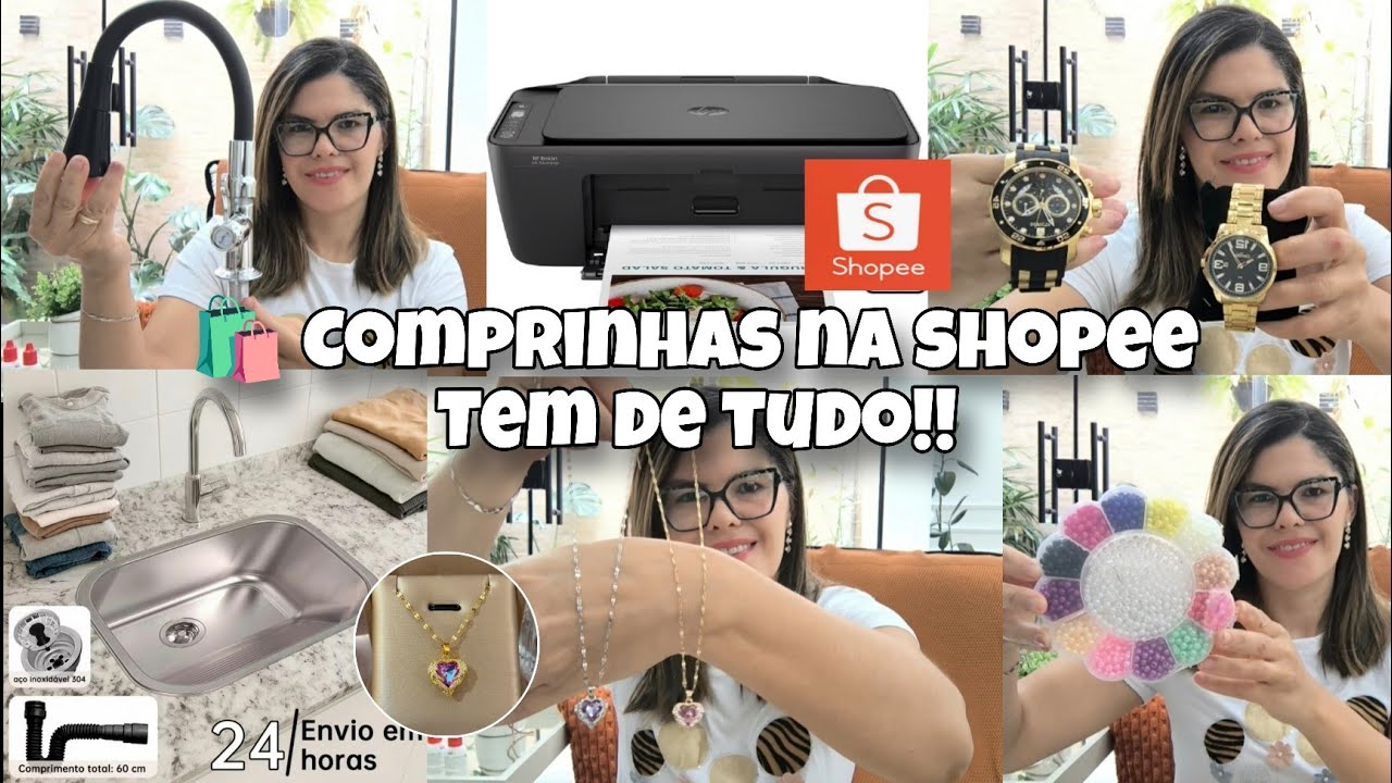 🛍️ COMPRINHAS para LAVANDERIA NOVA | PARA CASA e para MIM | TEM DE TUDO!! | Tanque de inox, relógio 