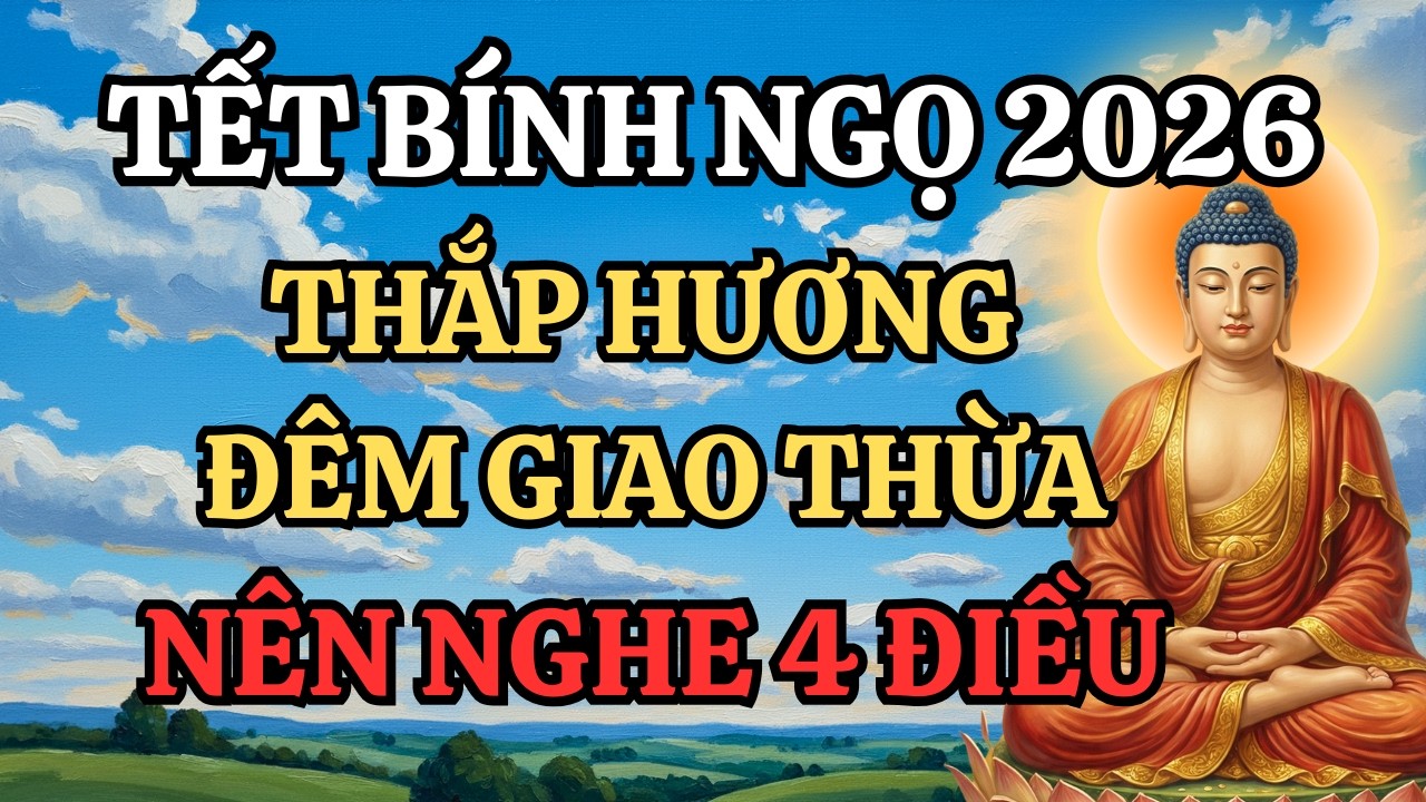 Ai Thắp Hương Đêm Giao Thừa Cũng Nên Nghe – 4 Điều Quyết Định Tâm An Phước Đức Cả Năm