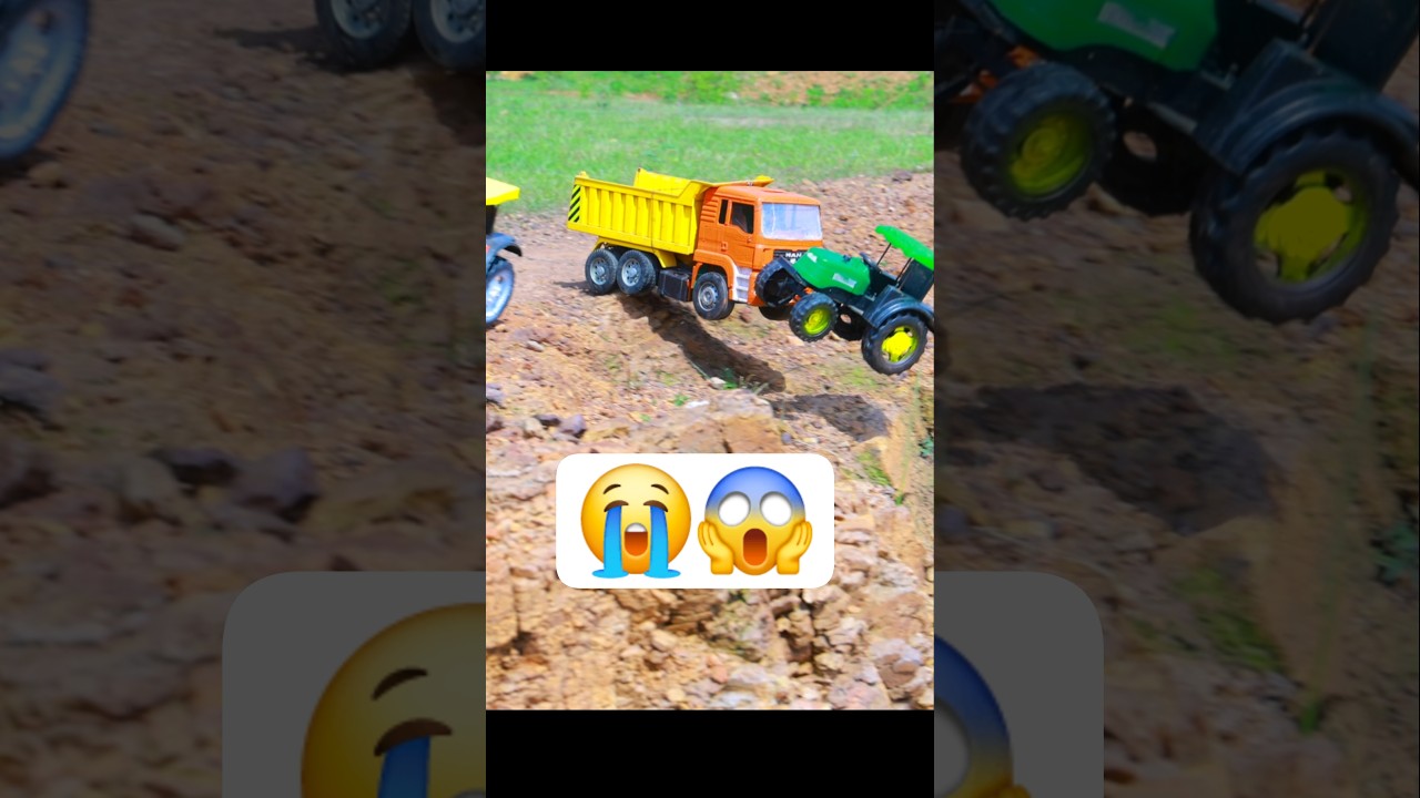 😱 John Deere Tractor Volvo Dumper Accident Biggest Well ? CS Toy