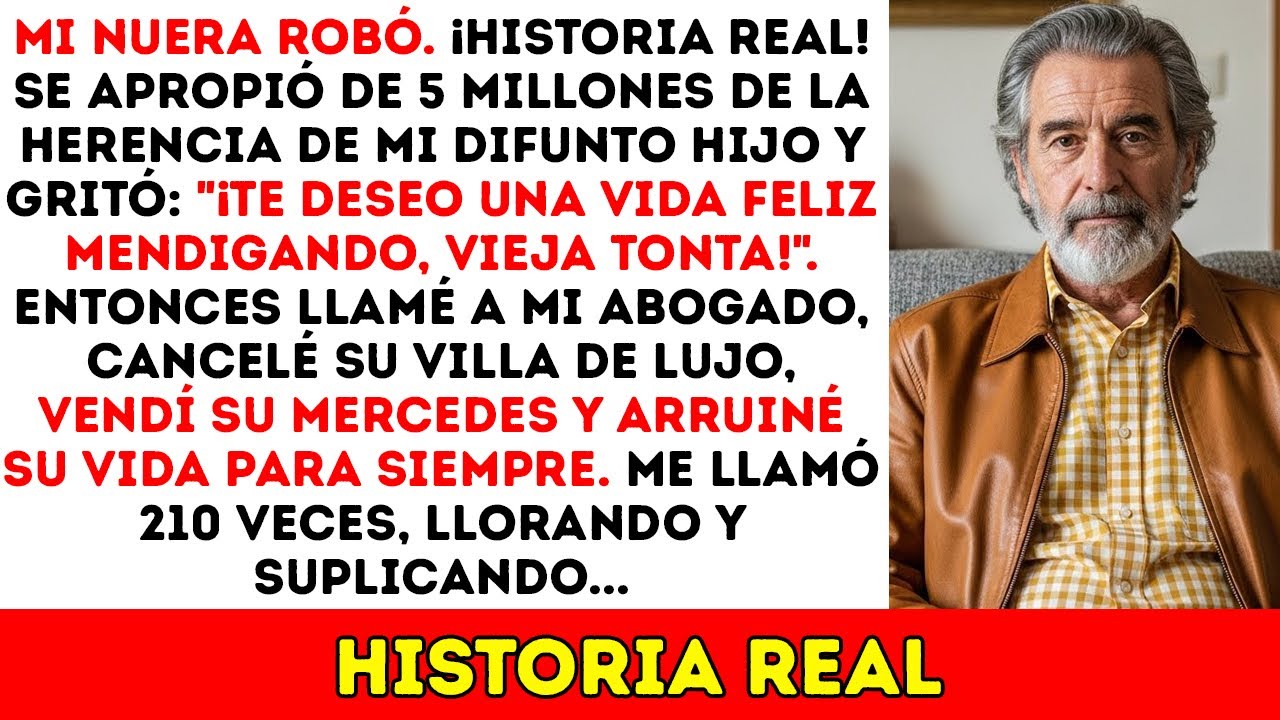 Mi Nuera Robó $5 Millones De La Herencia De Mi Hijo Muerto, ¡Y Le Arruiné La Vida Por Siempre...!