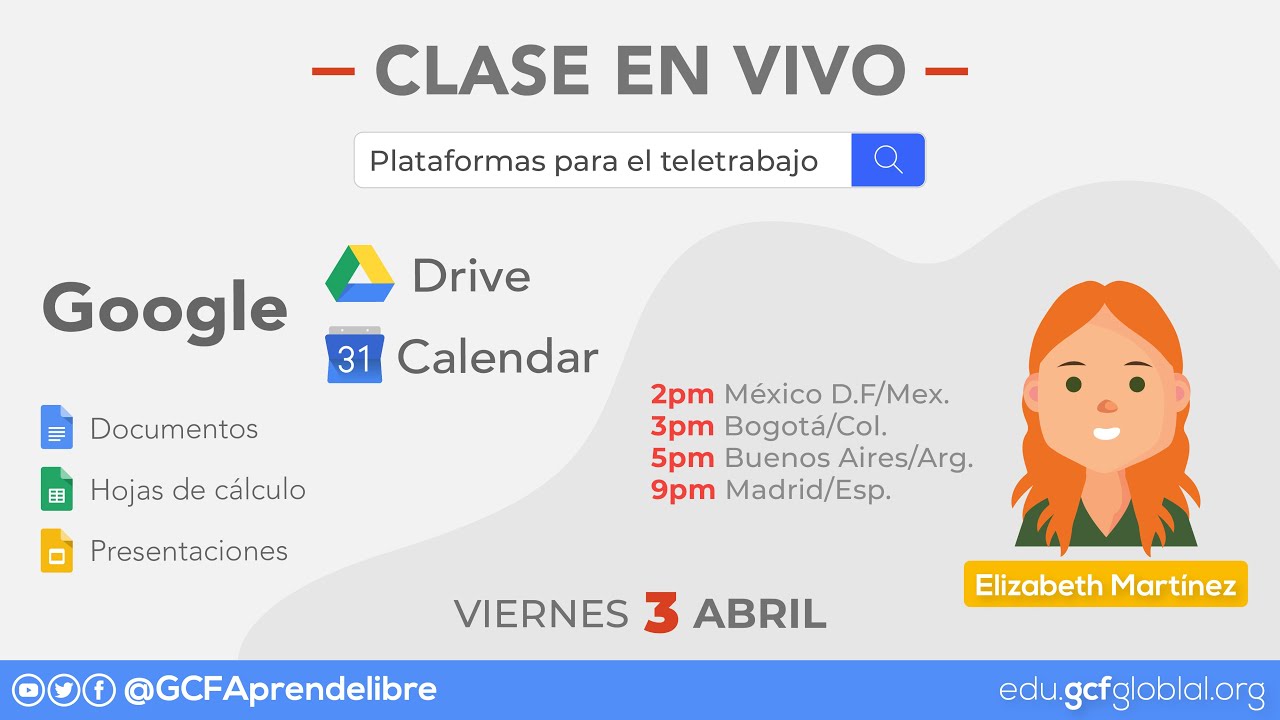 ¿Cómo usar Google Drive y Google Calendar? | WEBINAR