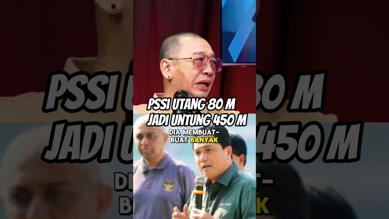 Erick Thohir bikin PSSI Ga Ngutang lagi 😆!