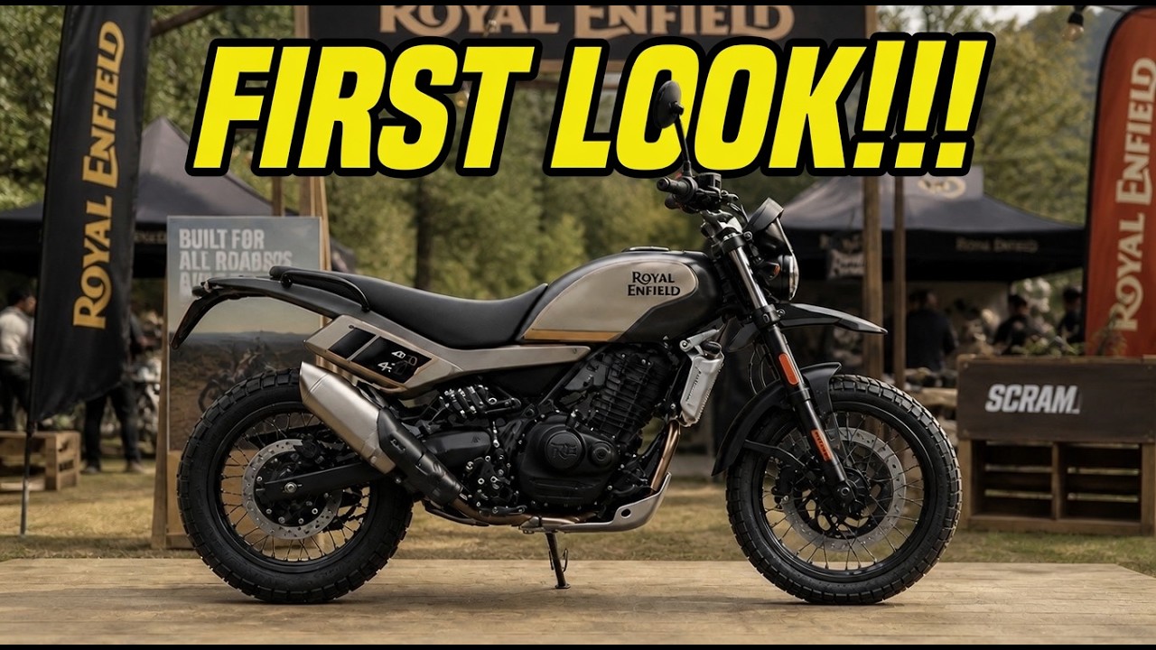 Royal Enfield Sherpa Scram 450 2027: представлен &mdash; тот самый универсальный мотоцикл?
