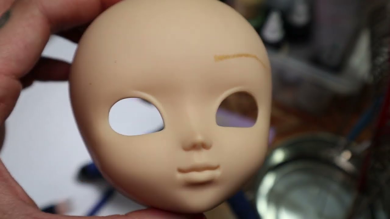 Painting Pullip Doll Faces (Instructions in Description)