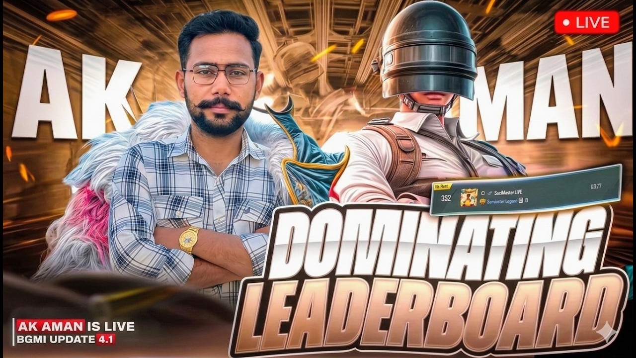 🔥World's Hardest Lobby? Dominating Leaderboard🏆 with AK AMAN 🛑