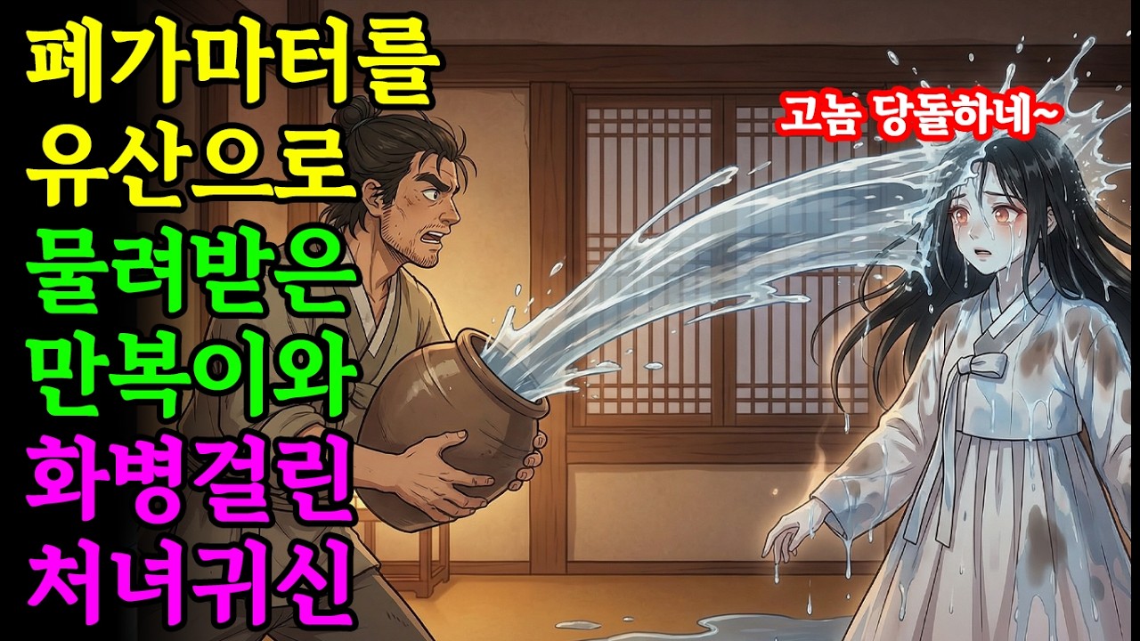 폐가마터를 유산으로 물려받은 만복이와 화병 걸린 처녀귀신의 기막힌 동거 | 야담 | 민담 | 옛날이야기 | 조선야담 | 설화