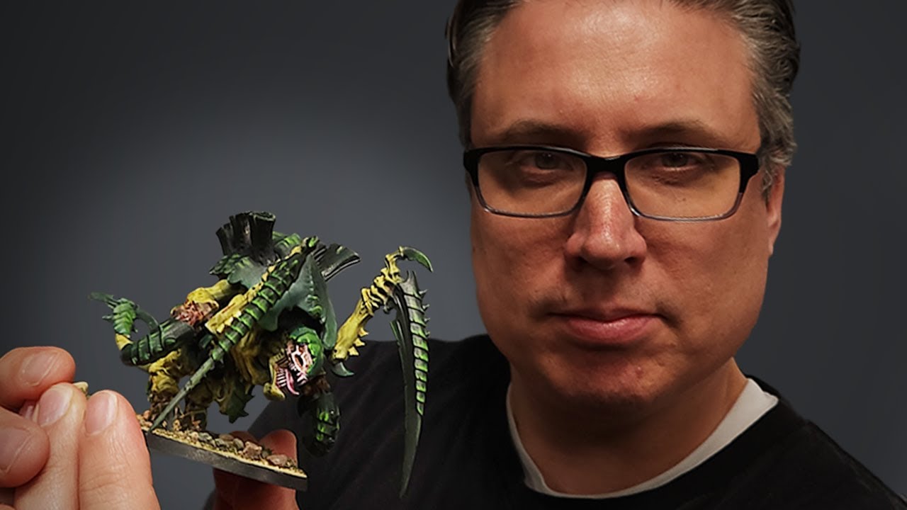 Matthew Learns to Paint His Tyranids