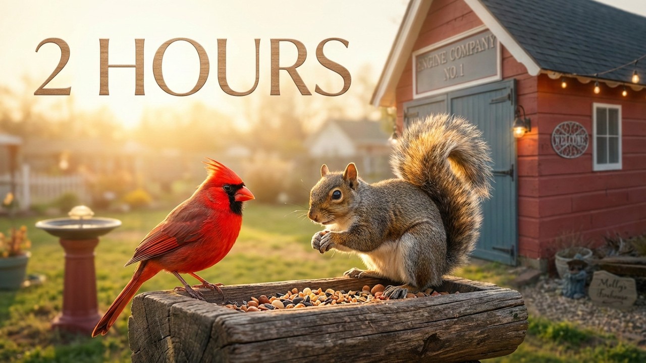 Live Streaming from Molly's Firehouse Bird Garden!