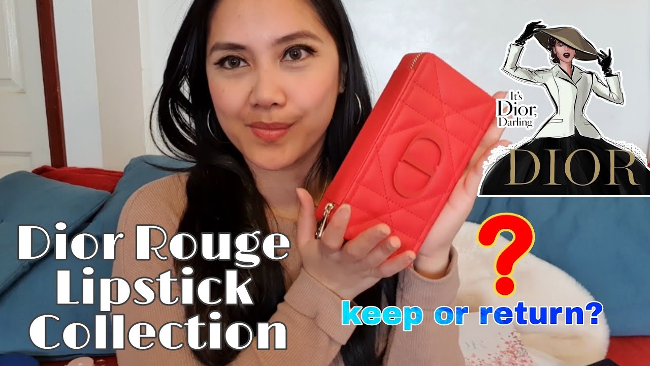 Unboxing Lunar New Year Dior Rouge Lipstick Collection